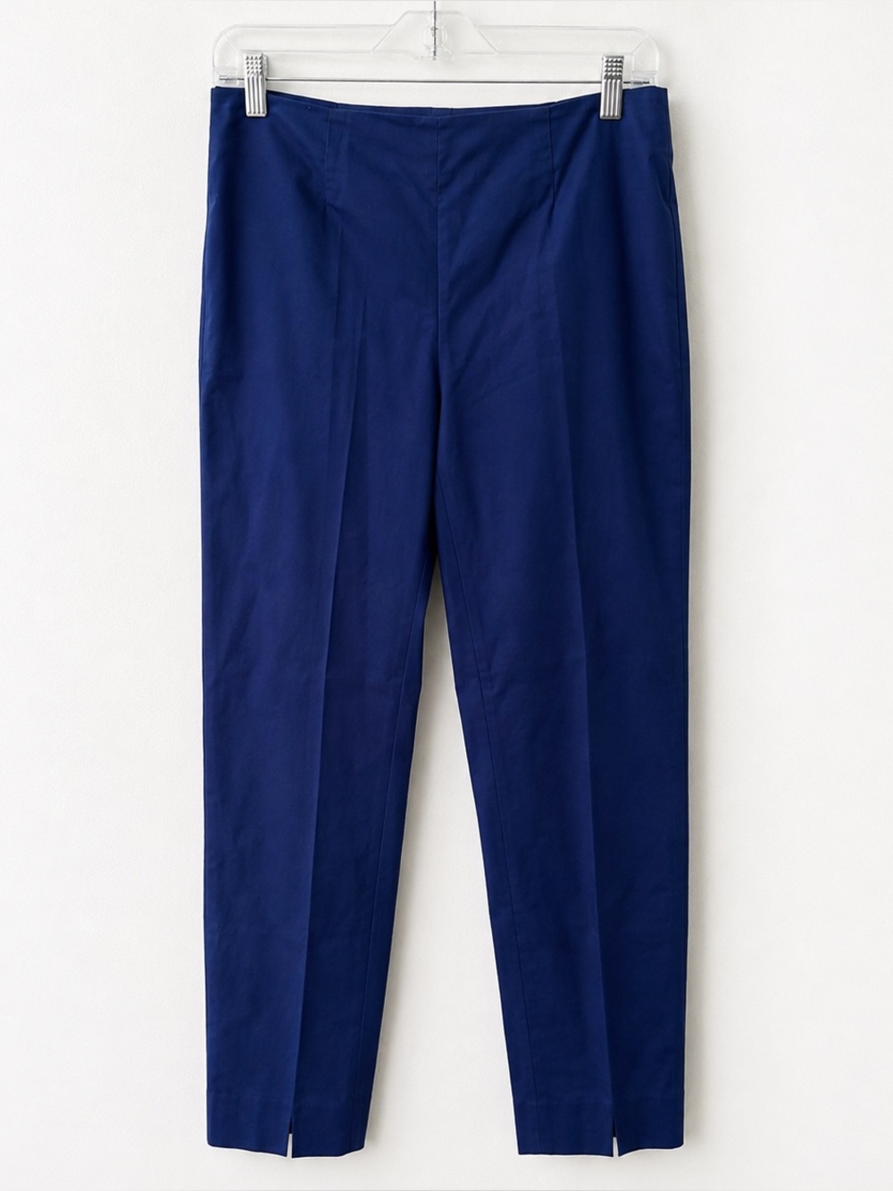 Brooks Brothers Silk Blend Tailored Pants Navy Blue Women’s 6 Classic Luxury